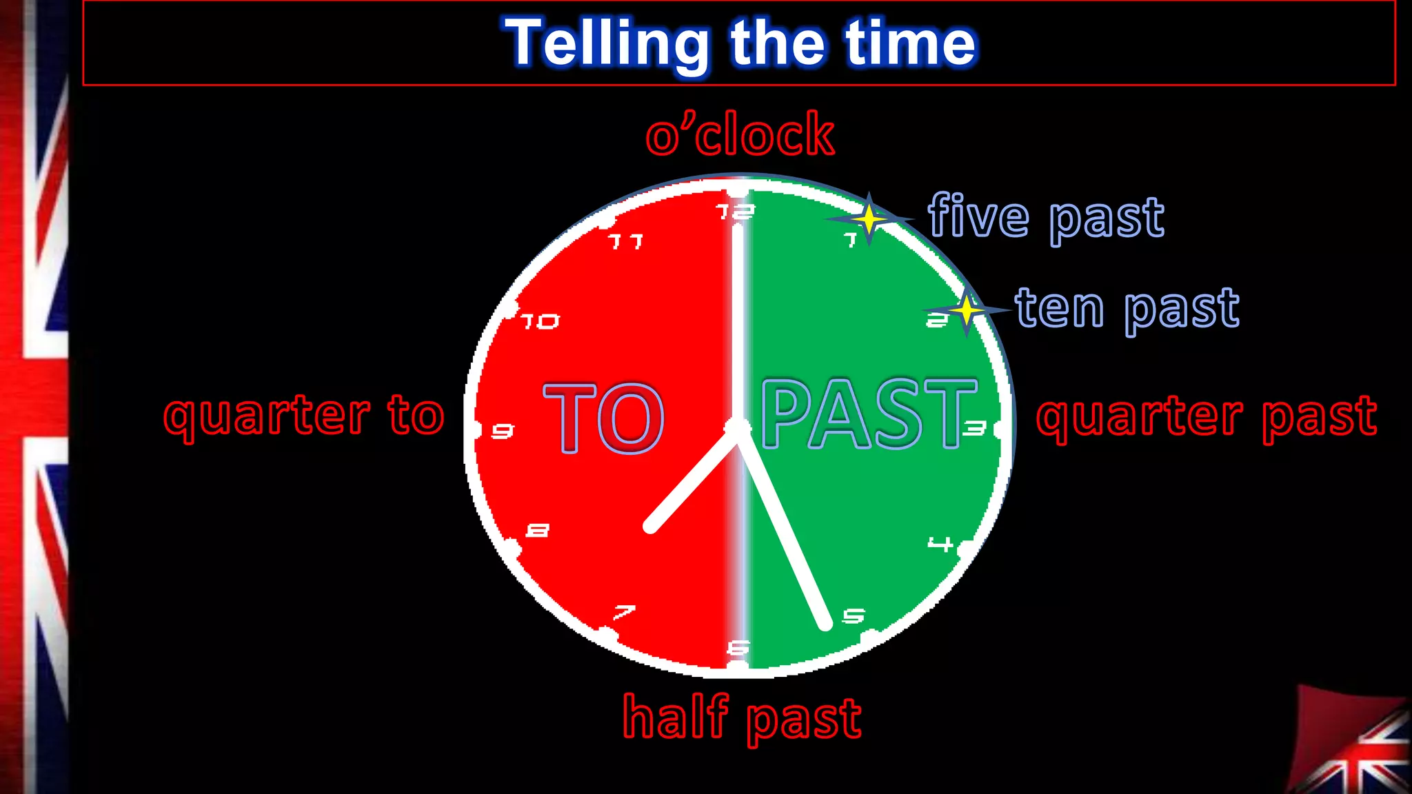 Telling the time

 