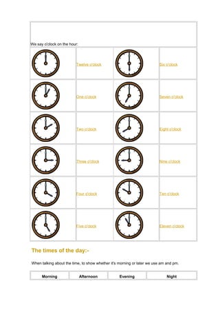 In England you say 3 pm, when in Russia it's 15 hours - could you explain  please how you say midday and midnight, like when it's 12 am and when it's 12  pm?