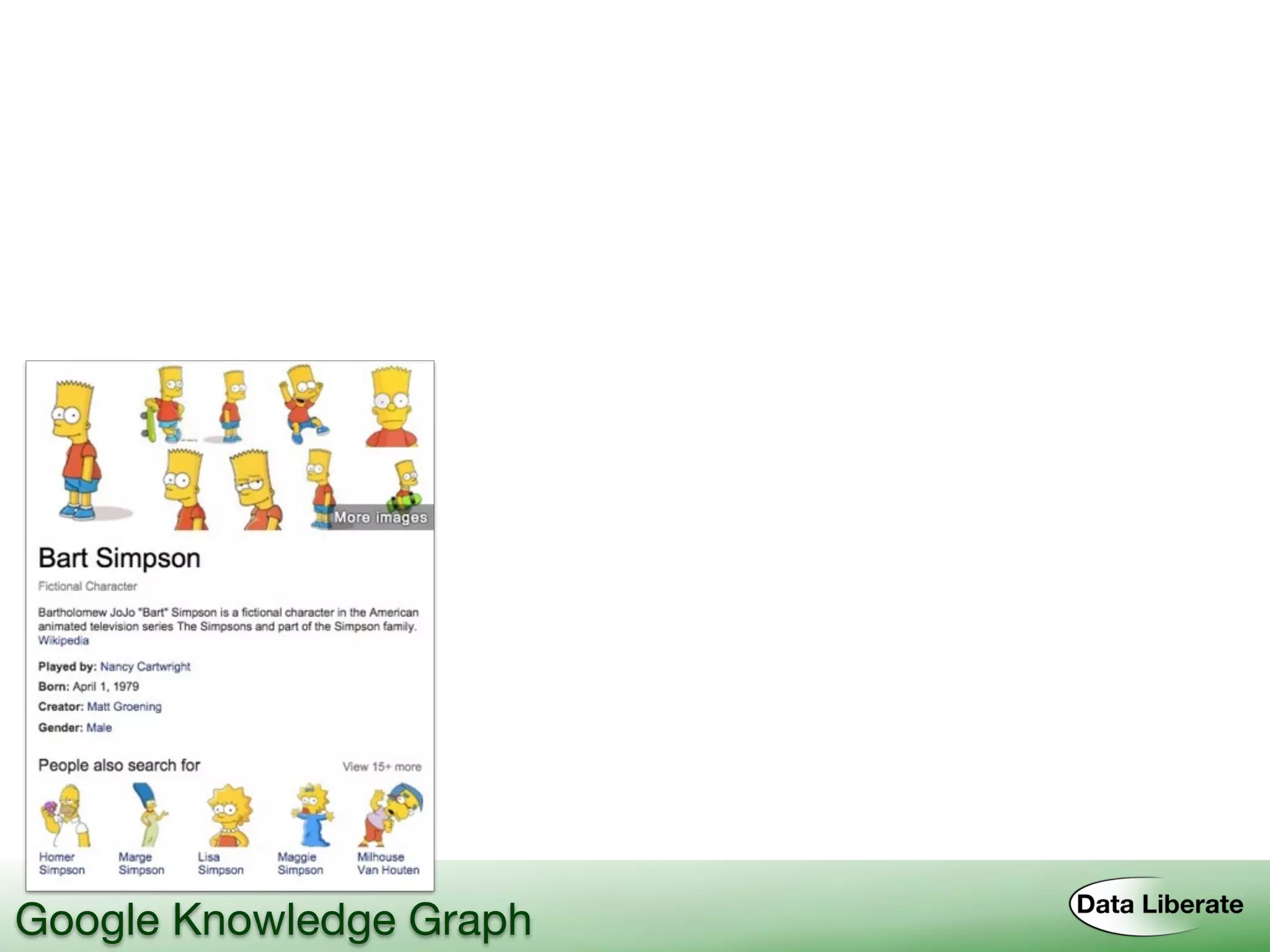 Google Knowledge Graph
 