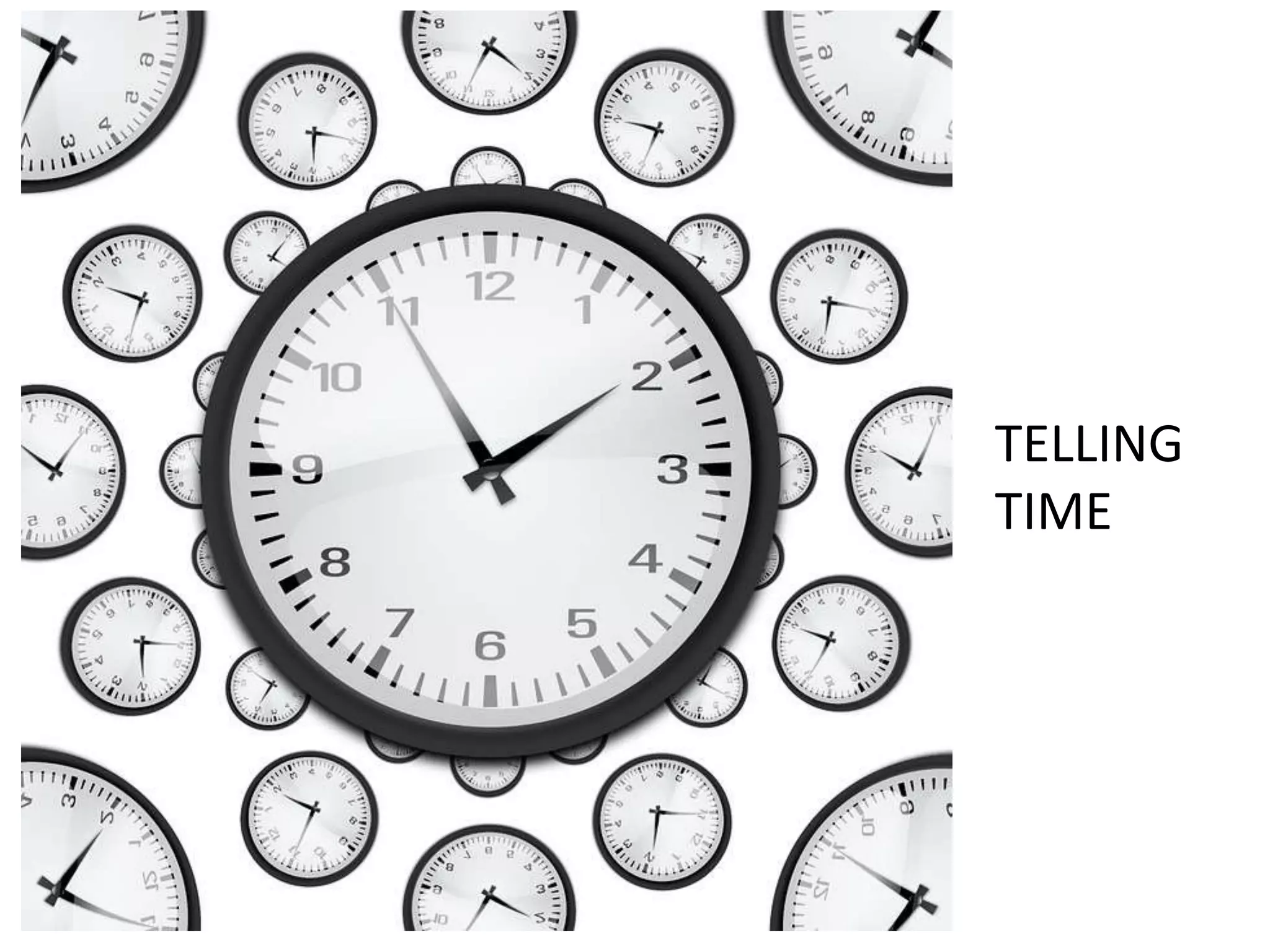 Telling time ESL game PPT