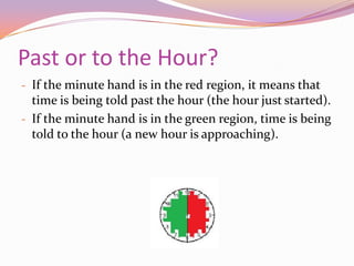 The small hand tells time in hours.What Do the Numerals Mean?A clock has twelve numerals, 1-12. 