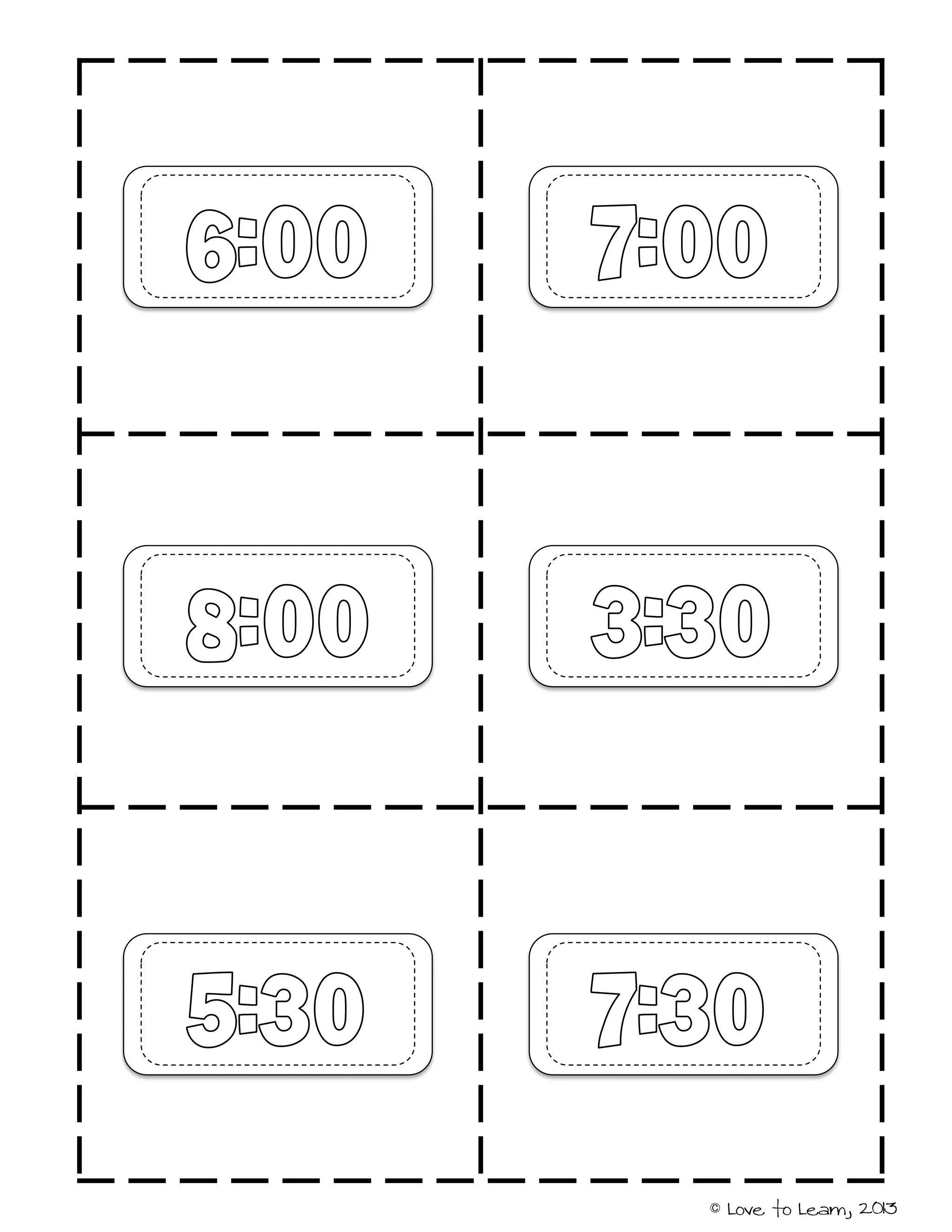 © Love to Learn, 2013
 