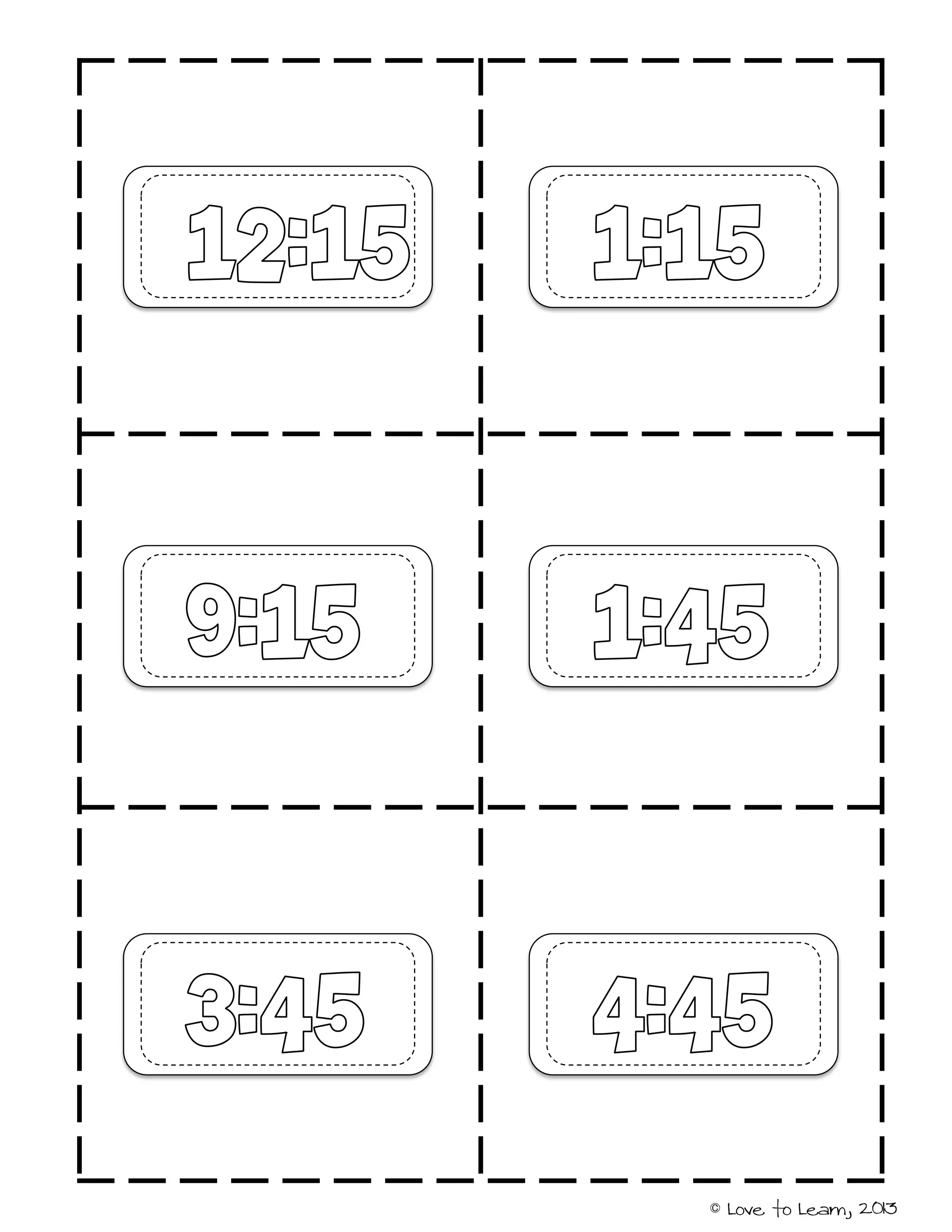 © Love to Learn, 2013
 