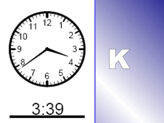 Telling time minute
