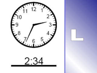 Telling time minute