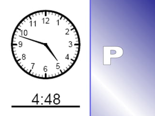 Telling time minute