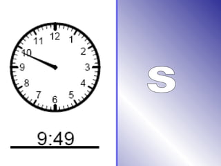 Telling time minute
