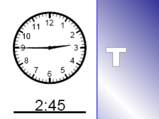 Telling time minute