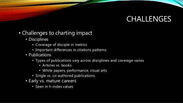 telling your story gaining visibility in the academic community charting impact