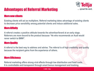 Tellja Refferal Program