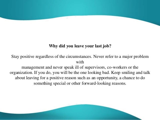 tell me about yourself interview question and answer reason for leaving a job interview question