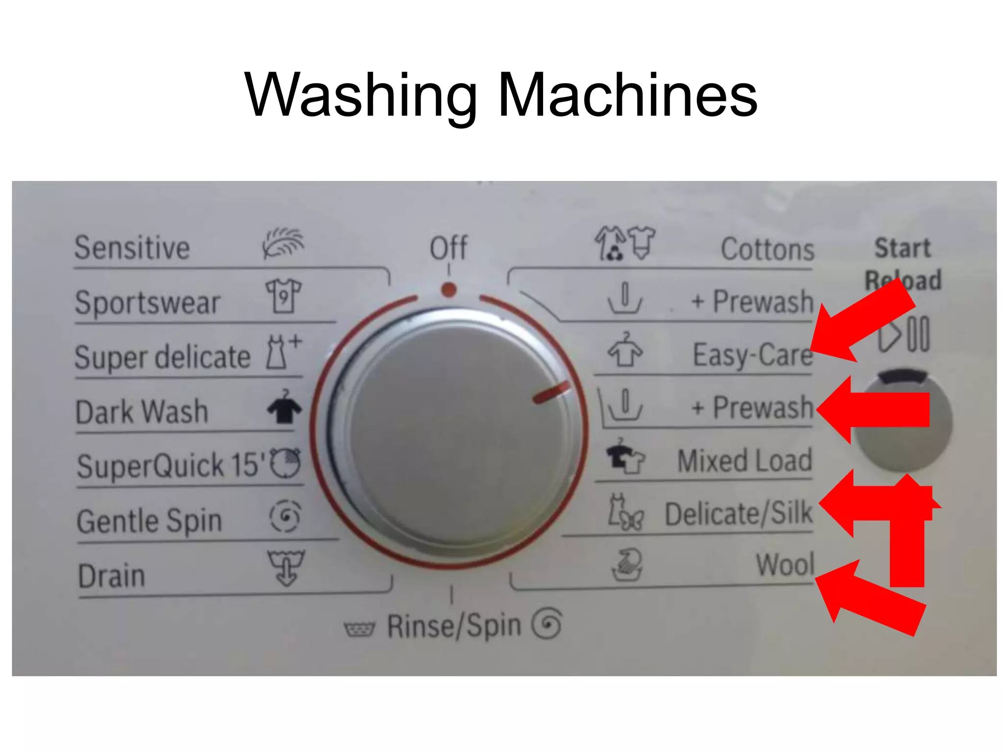 Washing Machines
 