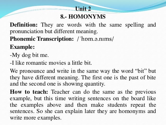 Same sentence different meaning examples of thesis