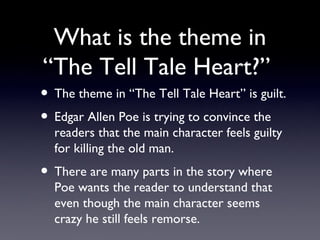 Tell tale heart | PPT