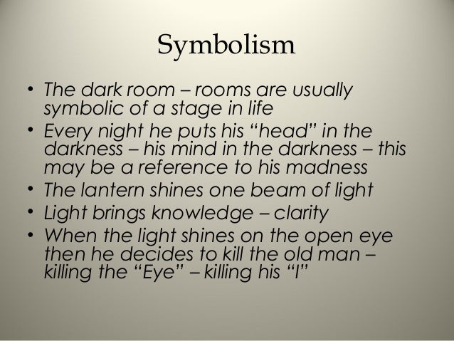 The tell tale heart eye symbolism