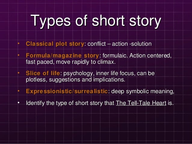 The Tell Tale Heart Plot Chart