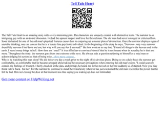 Tell Tale Heart | PPT