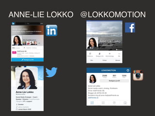 ANNE-LIE LOKKO @LOKKOMOTION
 