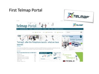 First Telmap Portal
 