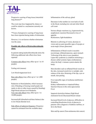 gabapentin and hydrochlorothiazide interactions