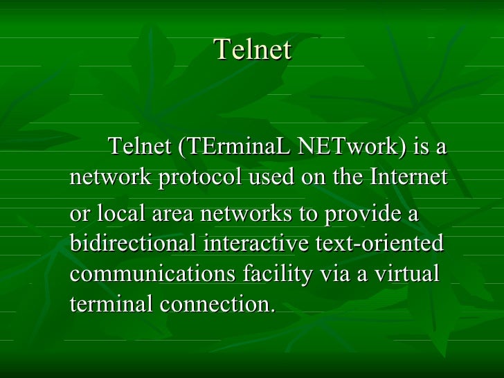 Telnet