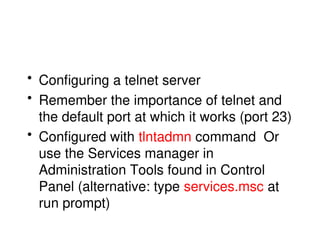 Comprehensive Guide to Telnet Configuration and Usage on Windows ...