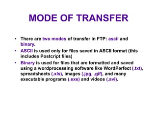 Ascii Mode Telnet and FTP.ppt