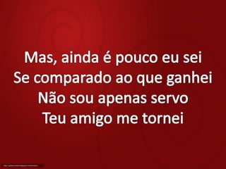 Te louvarei - Toque no altar