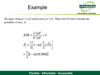 the people’s university
Flexible · Affordable · Accessible
Example
 