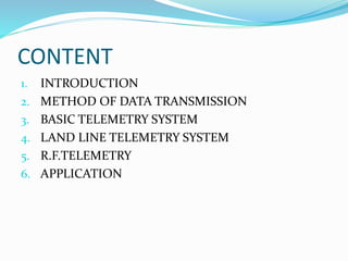 Telemetry Data Simple Example Telrmetry1 | PPTX