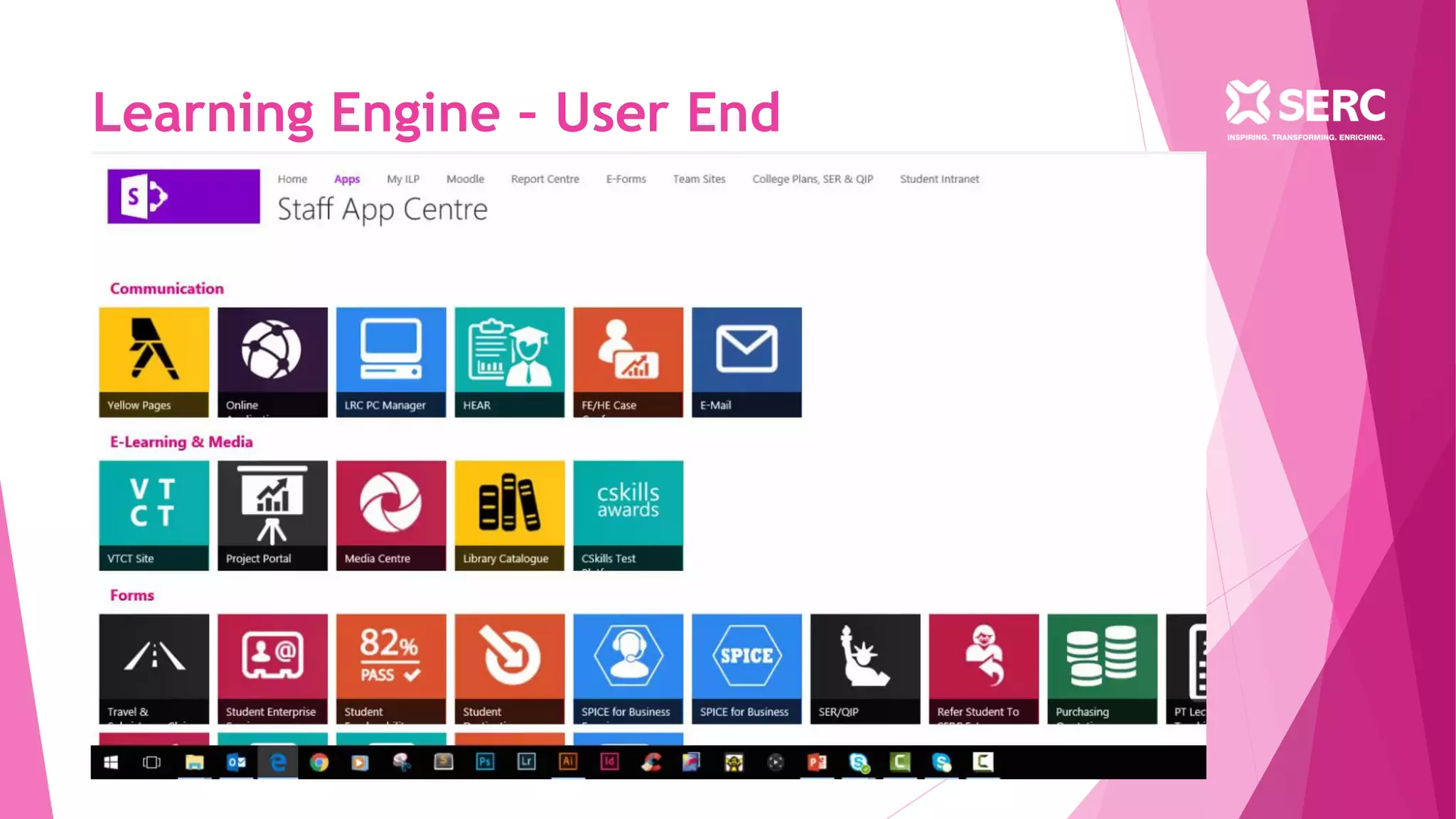 Learning Engine – User End
 