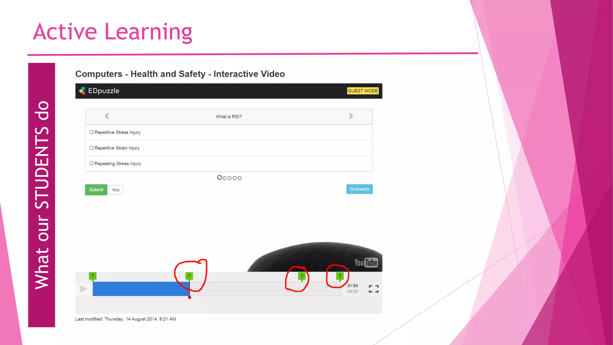 WhatourSTUDENTSdoActive Learning
 