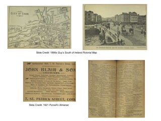 Slide Credit: 1890s Guy’s South of Ireland Pictorial Map
Slide Credit: 1921 Purcell’s Almanac
 