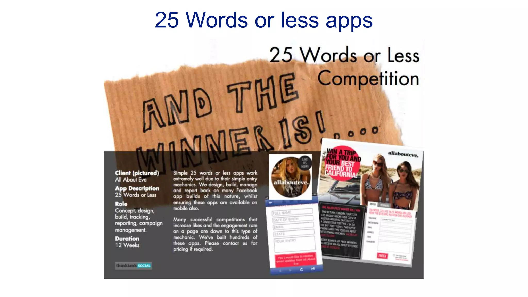 25 Words or less apps 