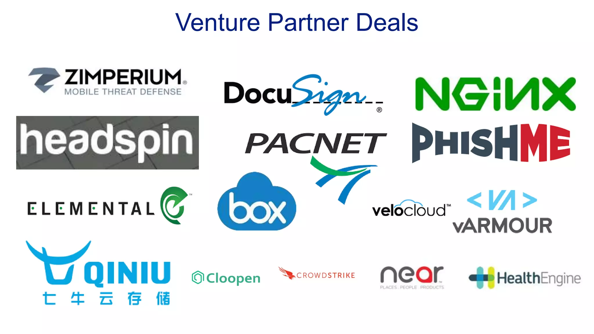 Venture Partner Deals 