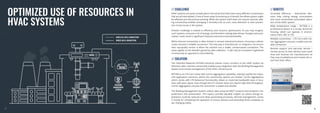 OPTIMIZED USE OF RESOURCES IN
HVAC SYSTEMS
// CHALLENGE // BENEFITS
// SOLUTION
HVAC systems are quite complicated in the sense that they have many different components
that are all interrelated. If one of them stops functioning as it should, the whole system might
be affected and discontinue working. While the system itself does not require internet, add-
ing connectivity enables managing it remotely and, as such, early detection or even preven-
tion of any issues in the system.
Another challenge is related to efficiency and resource optimization. As you may imagine,
such systems consume a lot of energy, and therefore making data-driven changes and auto-
mation could result in significant financial and environmental benefits.
While internet connectivity is often limited in remote industrial locations, choosing a cellular
router ensures a reliable connection. The only way a manufacturer or integrator can ensure
their top-quality service is when the solution has a stable, uninterrupted connection. The
same applies to the benefits gained by data collection - it will only be consistent if gathered
continuously as opposed to intermittently.
The Teltonika Networks RUT360 industrial cellular router connects to the HVAC system via
Ethernet cable. Internet connectivity enables easy integration with the Building Management
System and remote management of the HVAC infrastructure.
RUT360 is an LTE Cat 6 router with Carrier Aggregation capability, making it perfect for indus-
trial application scenarios, where the connectivity options are limited. Carrier Aggregation
which comes with LTE-Advanced functionality allows to maximize bandwidth even in loca-
tions with poor signal. Even though this IoT solution does not require high data throughput,
Carrier Aggregation ensures the connection is stable and reliable.
The Building Management System collects data using the MQTT protocol and analyses it for
predictions and optimization. The reports provide valuable insights on where energy ex-
ploitation could be reduced and allow automating processes. Remote management comes
in handy for scheduling the operation of various devices and amending these schedules as
per changing needs.
Increased efficiency – data-driven deci-
sions help cutting energy consumption
and more streamlined automated opera-
tion of the HVAC system.
Wide temperature range – RUT360 is a
professional device in a sturdy aluminum
housing, which can operate in environ-
ments from -40C to 75C.
Reliable connectivity – LTE Cat 6 with Car-
rier Aggregation ensures a stable and reli-
able connection.
Remote support and warranty service –
remote access to their devices save travel
time and finances for manufacturers as
they may troubleshoot and resolve the is-
sue from their office.
RUT360
4G LTE
INTERNET
RMS
HVAC
BUILDING
MANAGEMENT
SYSTEM
WIRELESS DATA CONNECTION
WIRED DATA CONNECTION
8
7
 