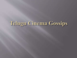 Telugu cinema gossips | PPSX
