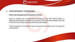 TEM-II Impuesto a la renta, gastos deducibles y no deducibles.pptx