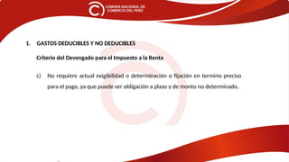 TEM-II Impuesto a la renta, gastos deducibles y no deducibles.pptx
