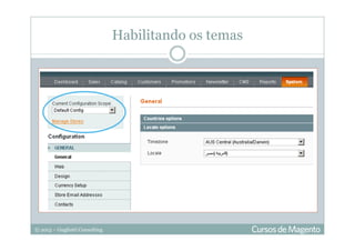 © 2013 – Gugliotti Consulting
Habilitando os temas
 