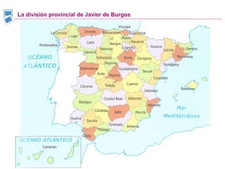 La división provincial de Javier de Burgos 