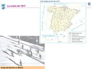 La crisis de 1917 Carga del ejército en Madrid 