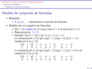 S1 Formulas LMF-T1: Sintaxis y semántica de la lógica proposicional | PDF