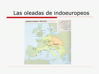 Las oleadas de indoeuropeos 