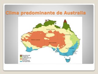 Clima predominante de Australia
 
