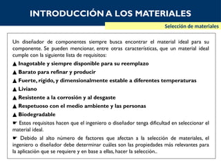 Comprehensive Guide to Material Selection in Mechanical Engineering | PPTX