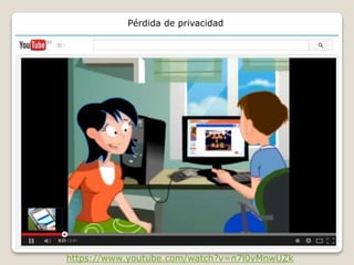 https://www.youtube.com/watch?v=n7l0vMnwUZk
Pérdida de privacidad
 
