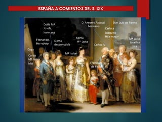 ESPAÑA A COMIENZOS DEL S. XIX
 