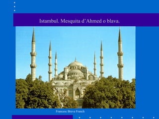 Istambul. Mesquita d’Ahmed o blava. 