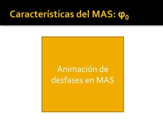 Animación de desfases en MAS 